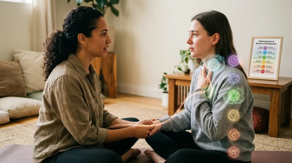Connection to Chakras and Emotional Blockages