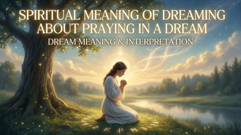 Spiritual Meaning of Dreaming About Praying in Dream Meaning