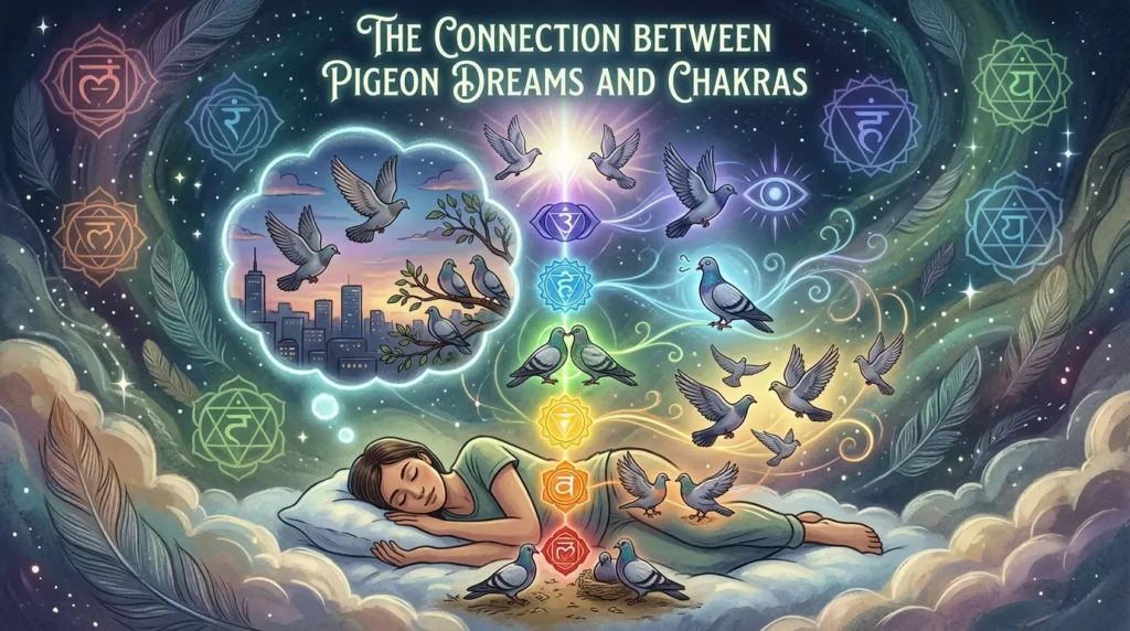 Connection Between Pigeon Dreams and Chakras