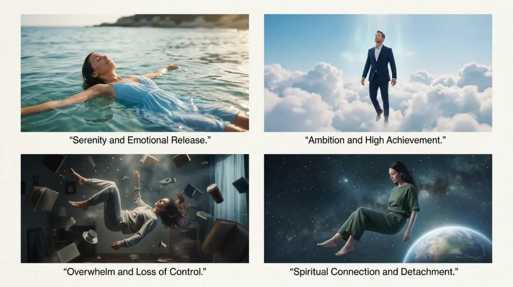Different Floating Dream Scenarios and Their Meanings