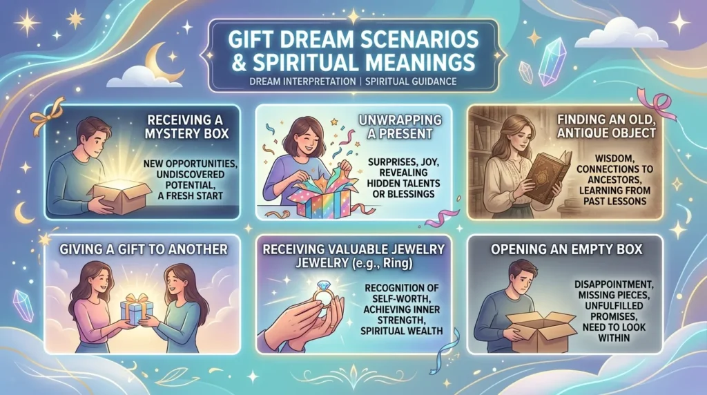Different Gift Dream Scenarios & Their Spiritual Meanings