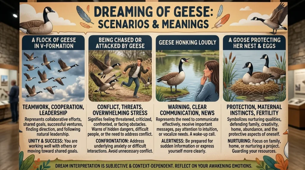 Different Goose Dream Scenarios and Their Meanings