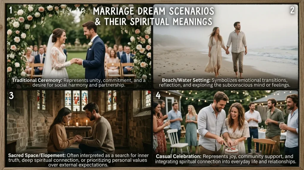 Different Marriage Dream Scenarios and Their Spiritual Meanings