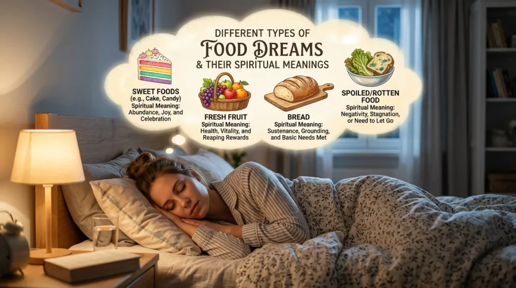 Different Types of Food Dreams and Their Spiritual Meanings