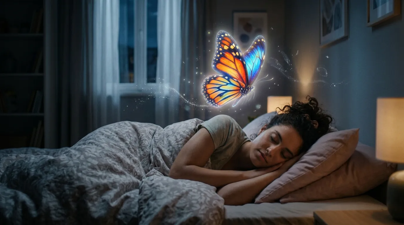 Dreaming About Colorful Butterfly