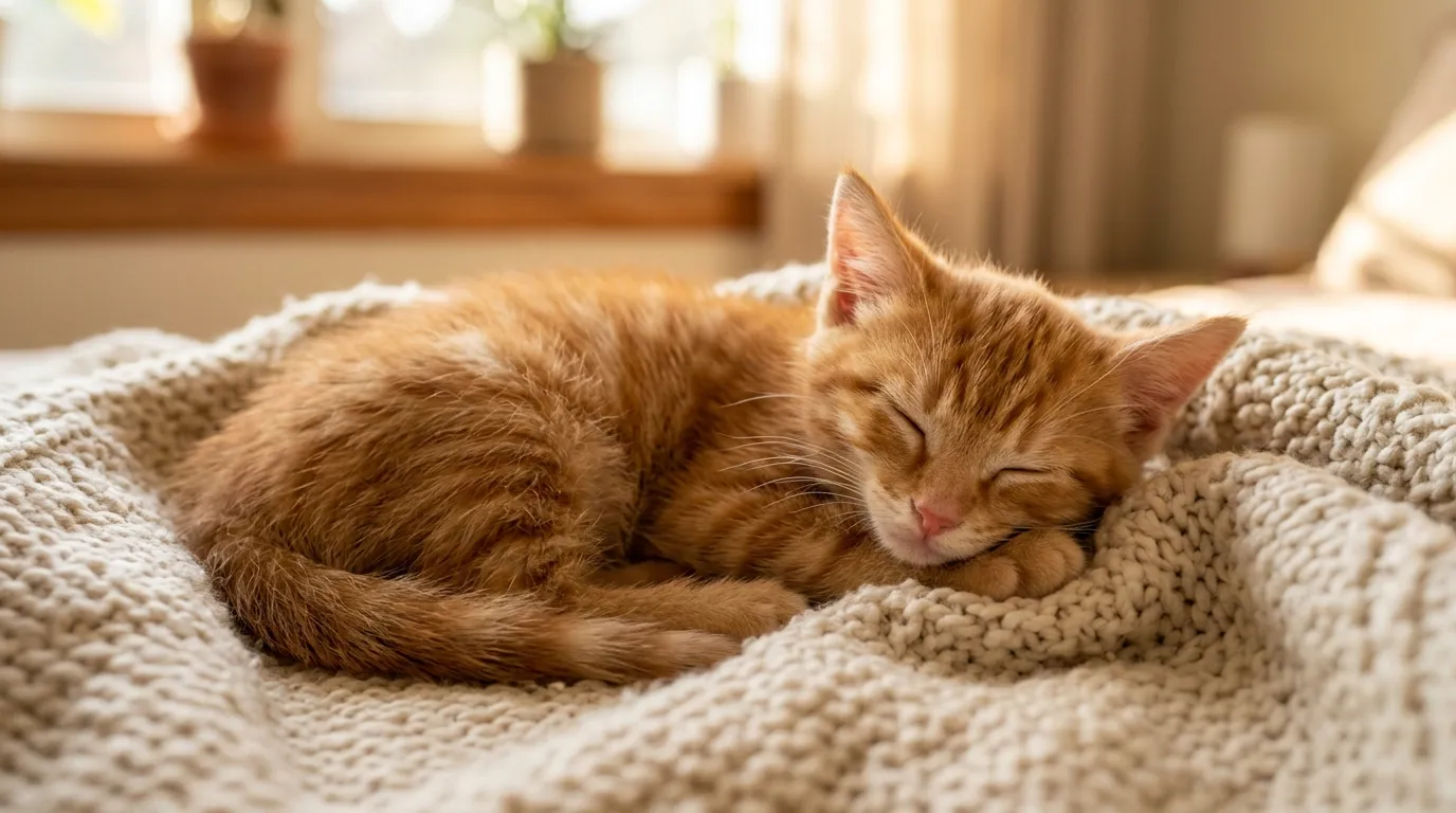 Dreaming About Orange Kitten