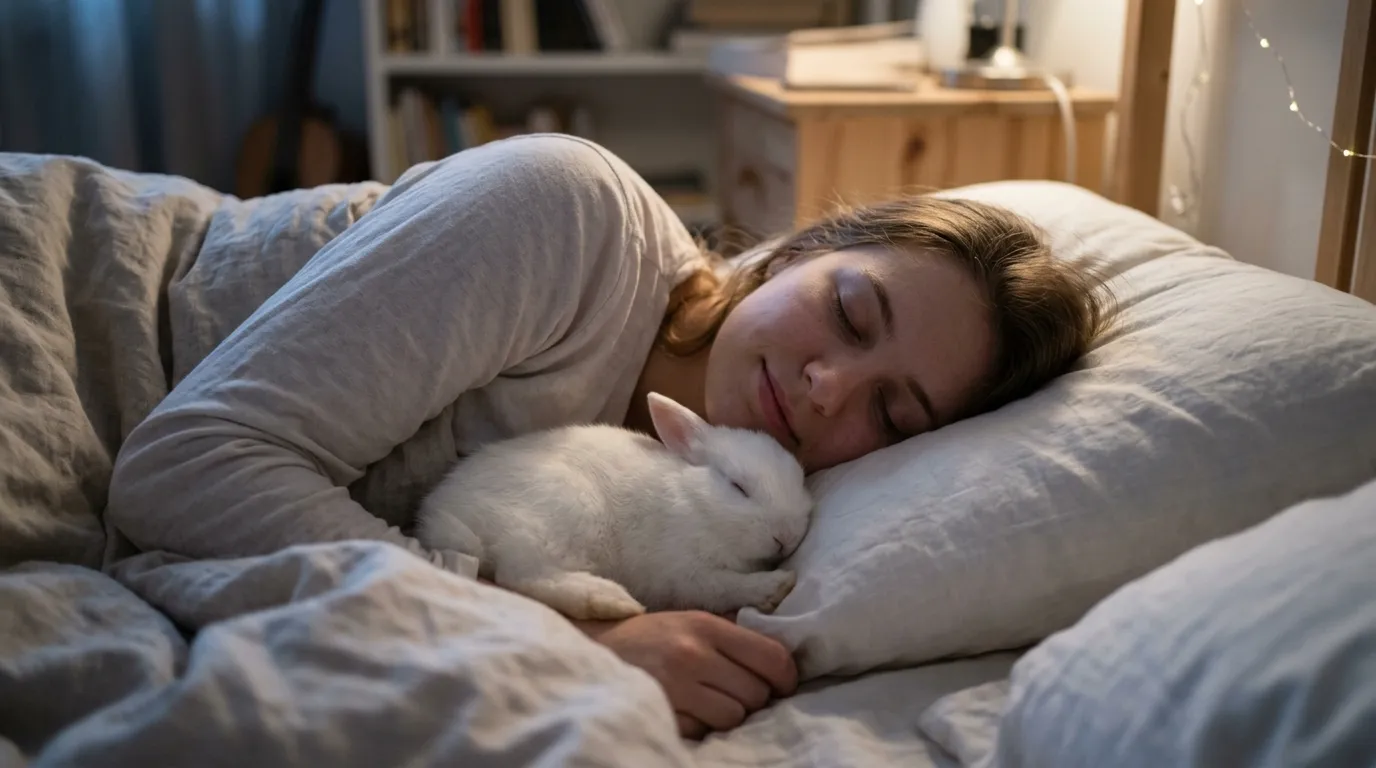 Dreaming About White Bunny