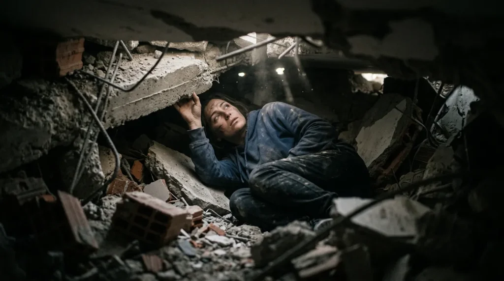 Dreaming of Being Trapped After an Earthquake