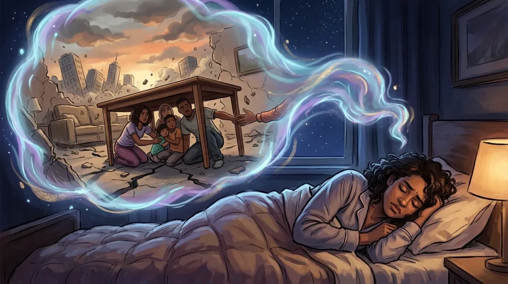 Dreaming of Surviving an Earthquake