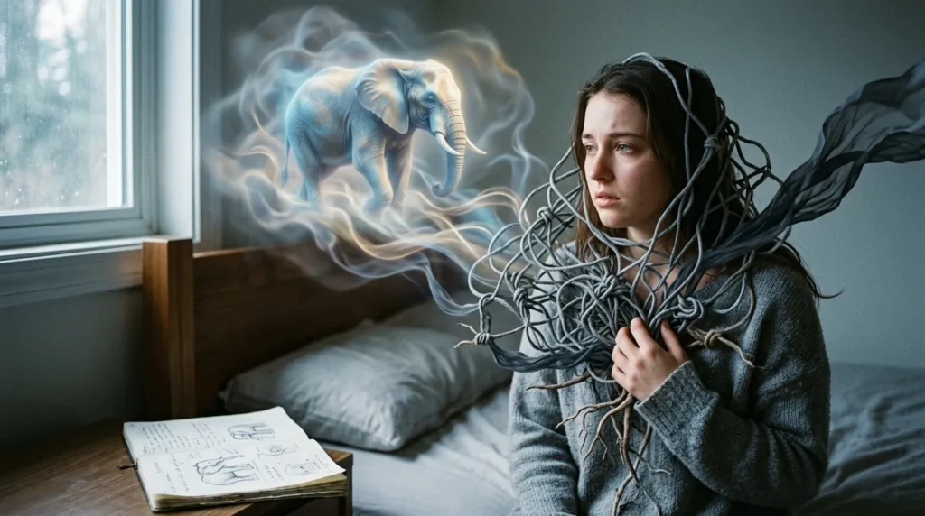 Emotional Blockages Revealed by Elephant Dreams