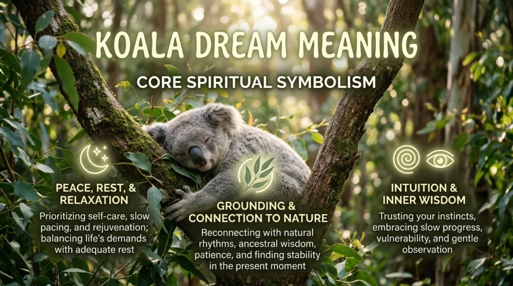 Koala Dream Meaning: Core Spiritual Symbolism