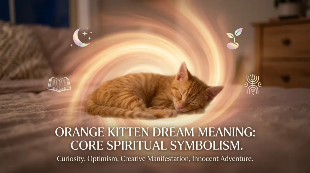 Orange Kitten Dream Meaning: Core Spiritual Symbolism