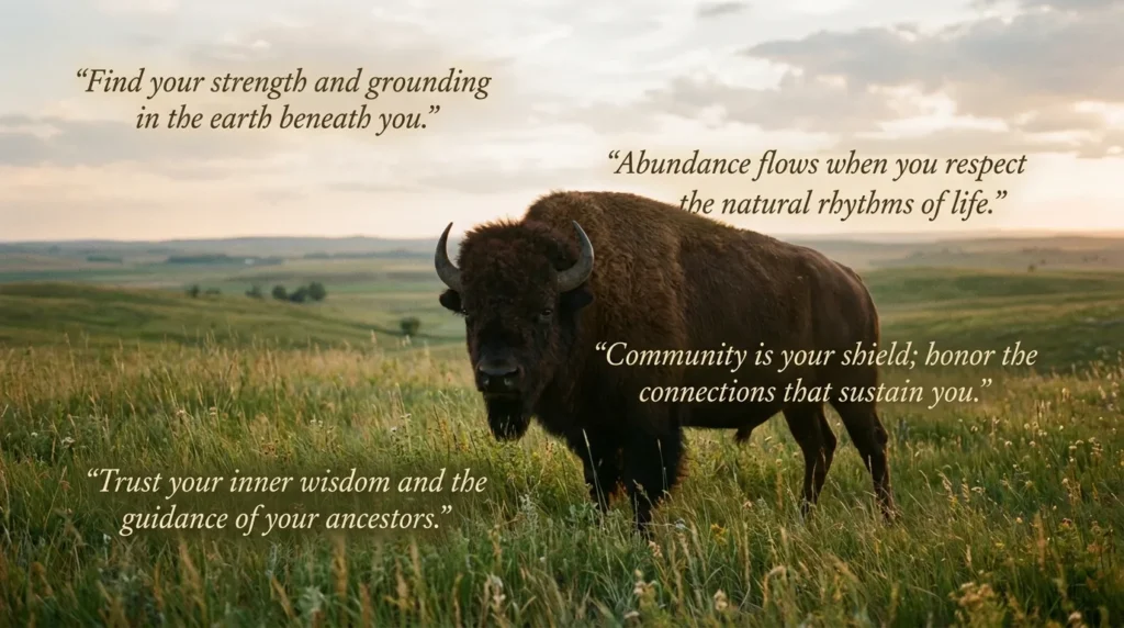 Positive Spiritual Messages from a Bison Dream