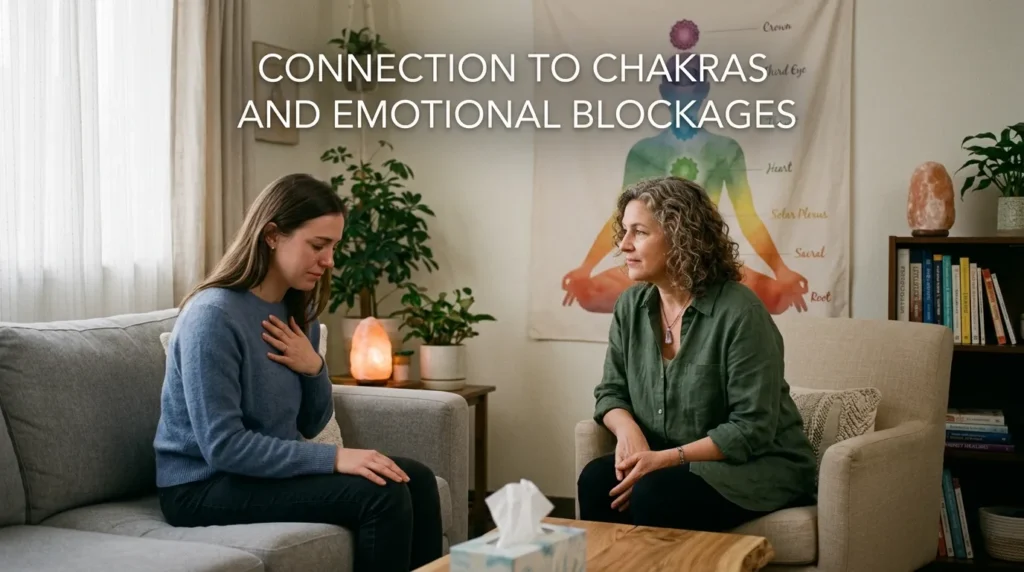 Connection to Chakras and Emotional Blockages