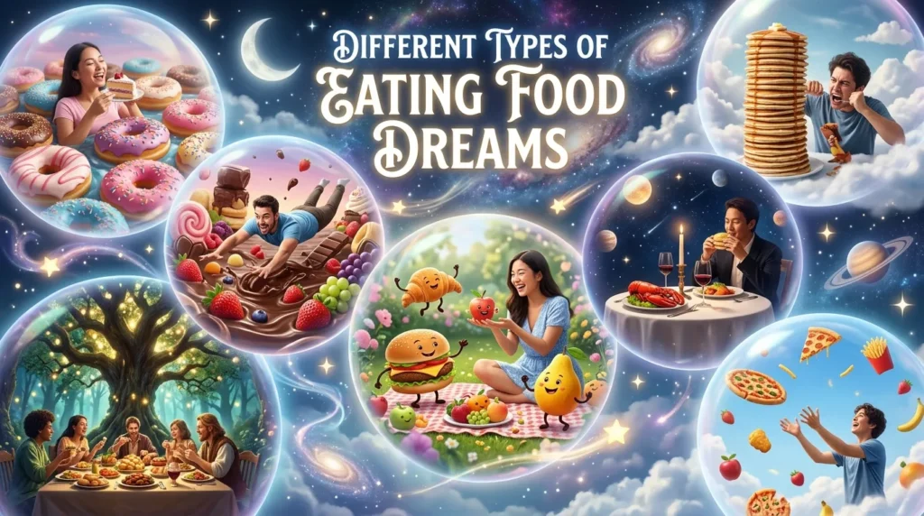 Different Types of Eating Food Dreams 