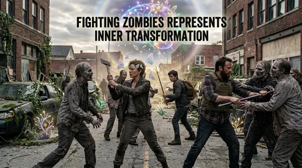 Fighting Zombies Represents Inner Transformation