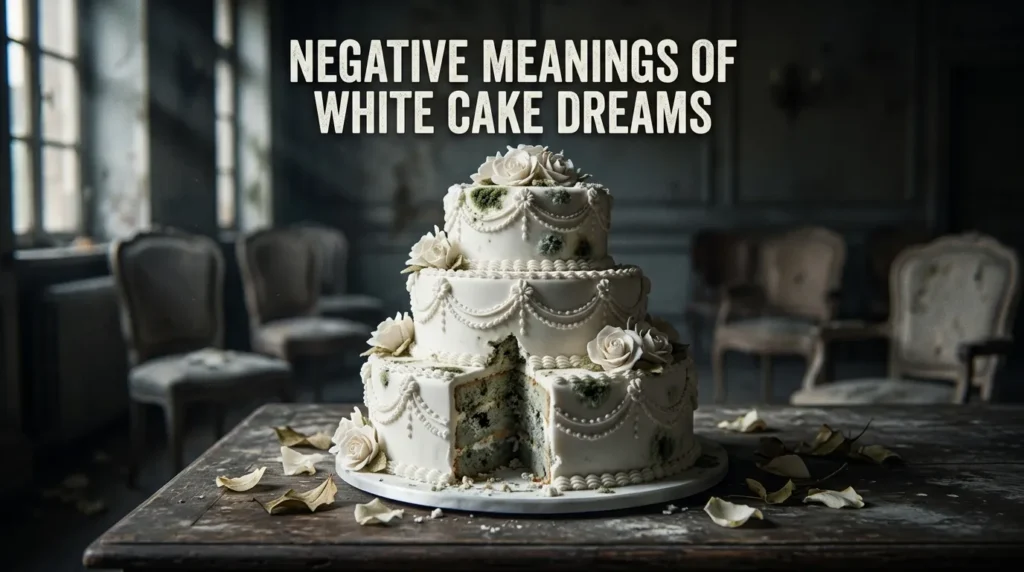 Negative Meanings of White Cake Dreams